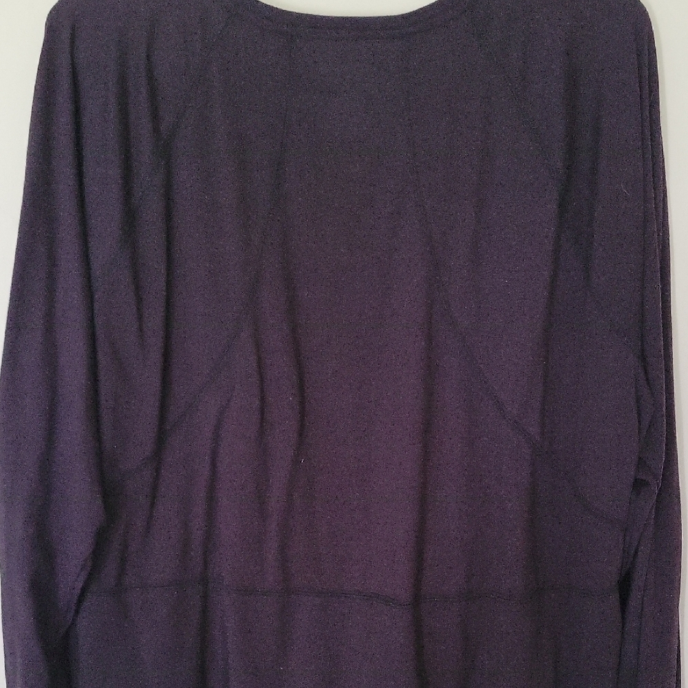 Moa Moa Black and Gray Boxy Long Sleeve Blouse - Picture 8 of 8